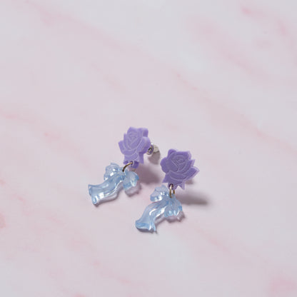 Roses & Ribbons earrings