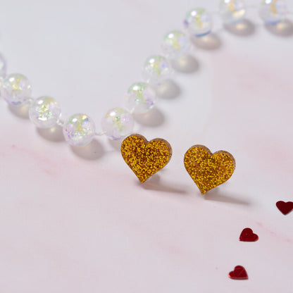 Sweet heart studs
