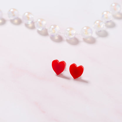 Sweet heart studs