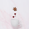 Caffeine molecule pin badge - 'The Pep me up chemical'