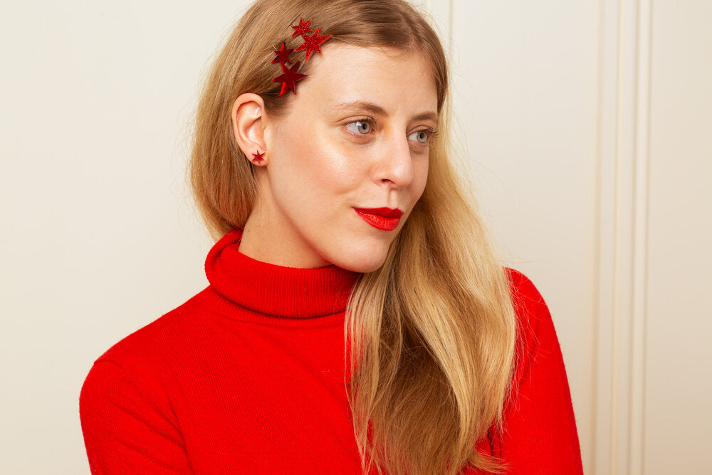 Starburst hair clips
