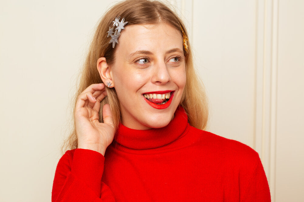 Starburst hair clips