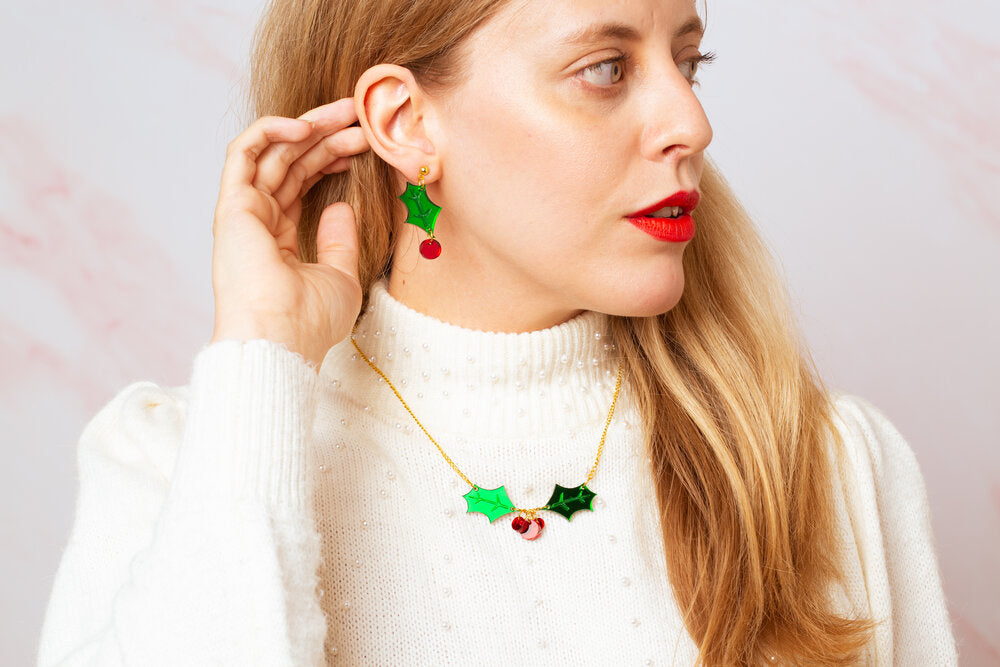 Holly Jolly earrings