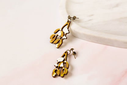 Mistletoe earrings