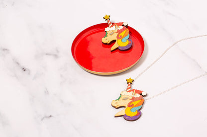 Christmas Unicorn brooch!