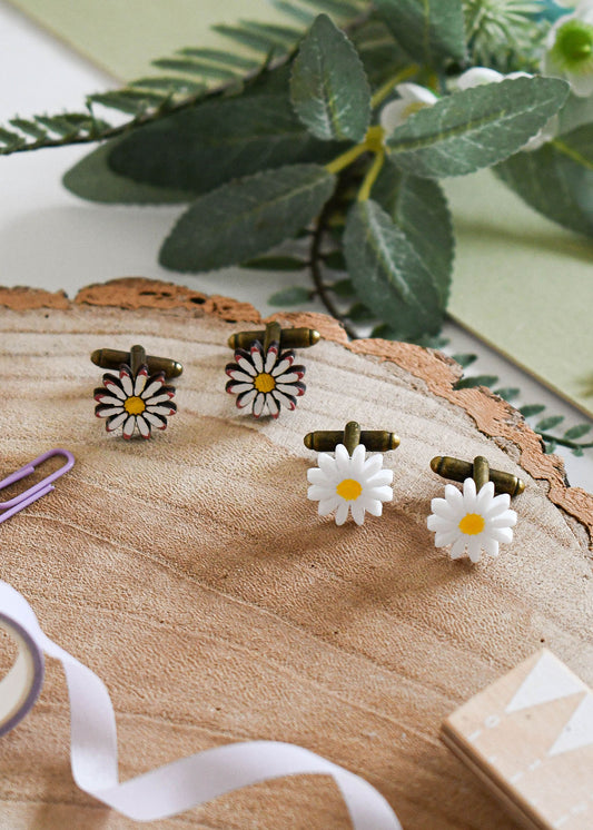 Dainty Daisy Cufflinks