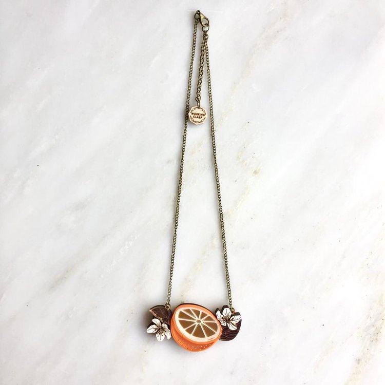 St Clements oranges or lemons necklace