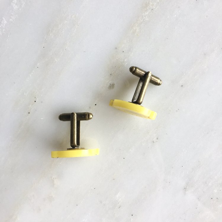 St Clements oranges or lemons cufflinks