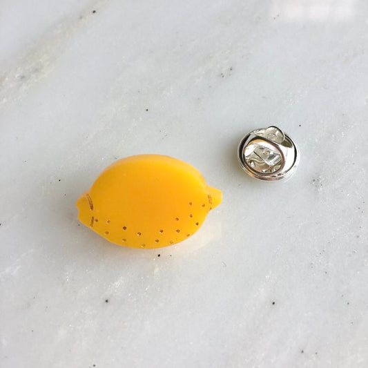 St Clements oranges or lemons pin badge