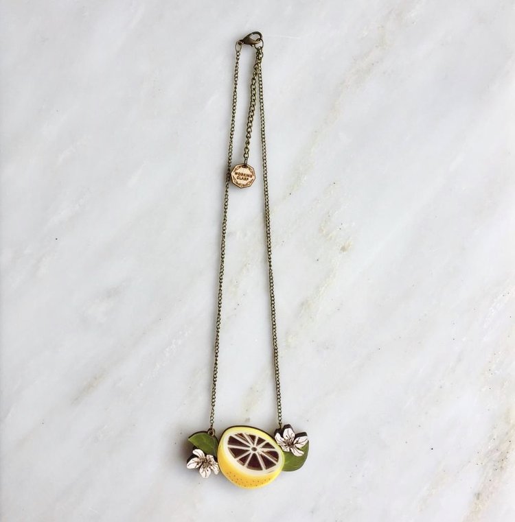 St Clements oranges or lemons necklace
