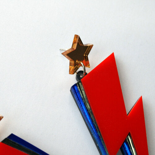 Bowie Flash statement earrings