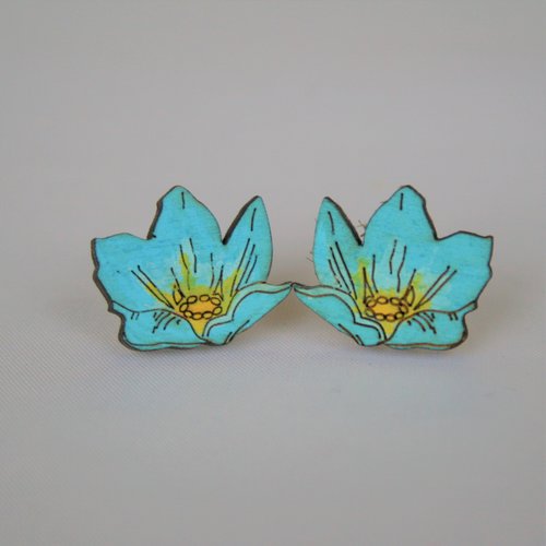 Forget-Me-Not stud earrings